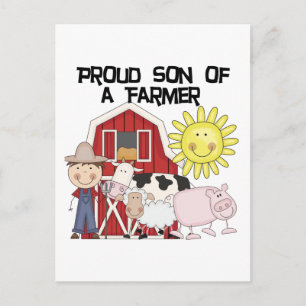 Carte Postale Fils fier des T-shirts et des cadeaux d'un