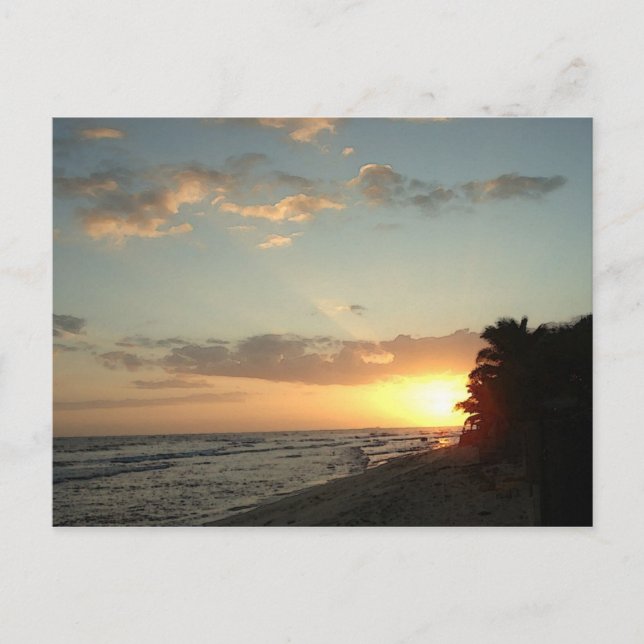 Carte postale: Fin du jour à Hawaï (Devant)