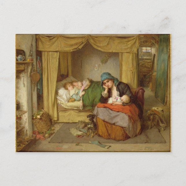 Carte Postale Fin d'une journée heureuse (Devant)