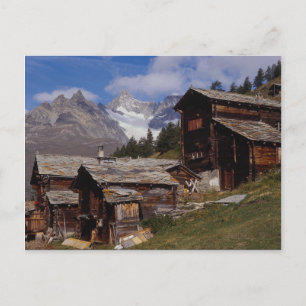 Carte Postale Findeln, Zermatt, Suisse