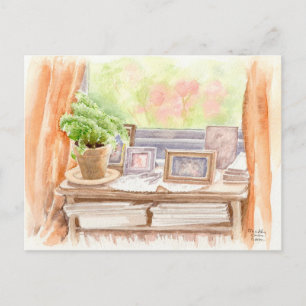 Carte Postale Fine Art - "Pictures", aquarelle