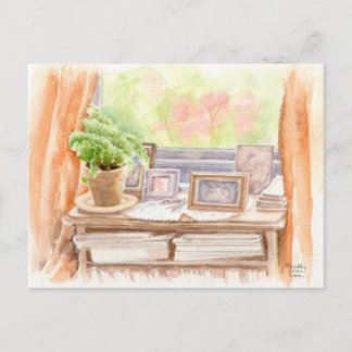 Carte Postale Fine Art - "Pictures", aquarelle