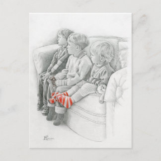 Carte Postale Fine Art - Regarder les caricatures,