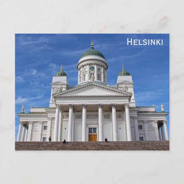 Carte Postale Finlande Helsinki Cathédrale photo de voyage (Devant)
