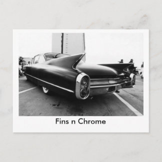 Carte Postale Fins n Chrome