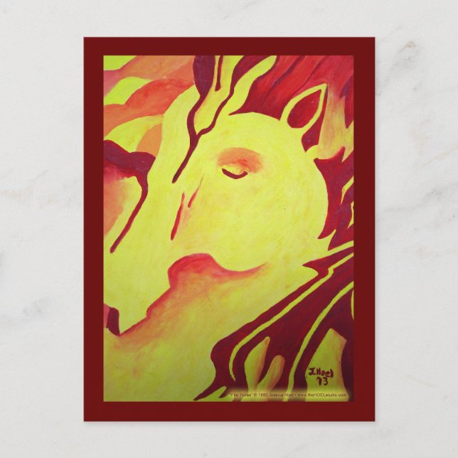 Carte postale Fire Horse (Devant)