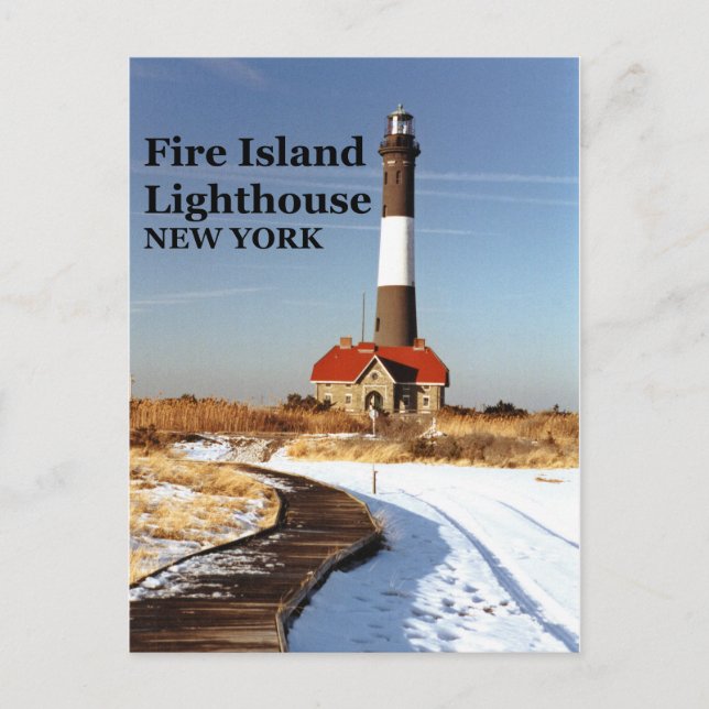 Carte Postale Fire Island Lighthouse, New York Postcard (Devant)