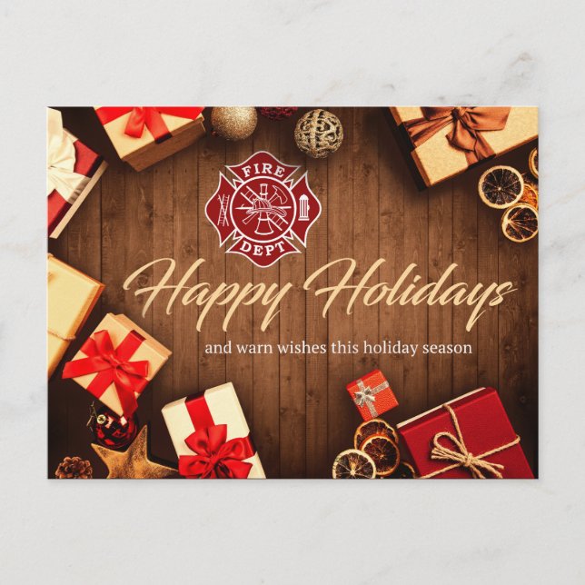 Carte Postale Firefighter (Devant)