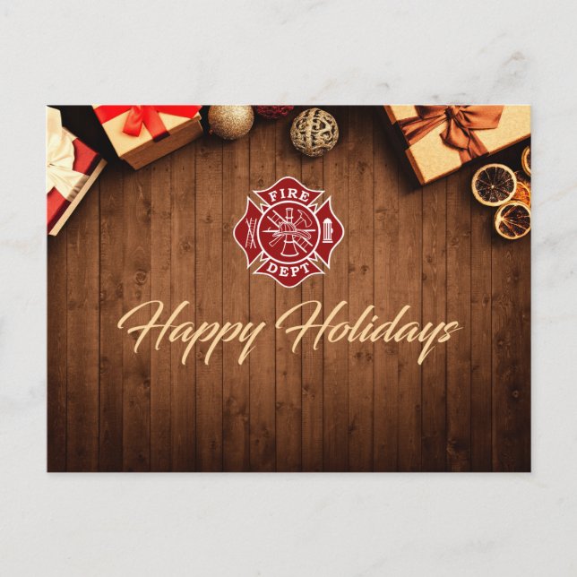 Carte Postale Firefighter (Devant)