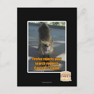Carte Postale Firefox rejette
