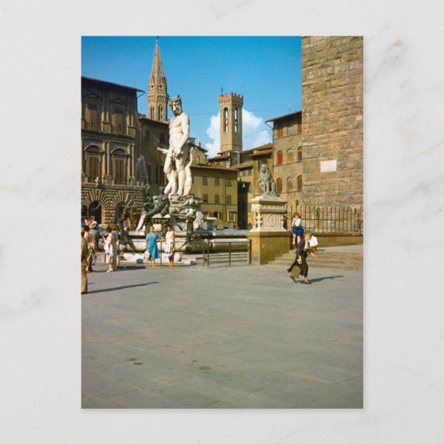 Carte Postale Firenze, Statue de David par Michel-Ange (Devant)