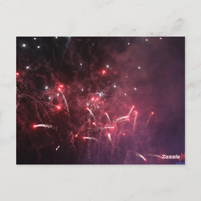 Carte postale Fireworks (Dos)