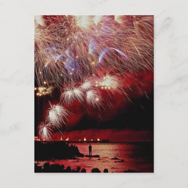 Carte Postale Fireworks, Toronto, Ontario, Canada (Devant)
