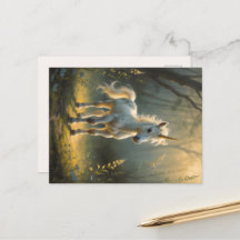 First Light Kin Unicorn Postcard