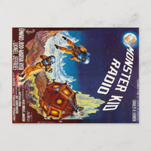Carte Postale First Moon Monster Postcard from Monster Kid Radio