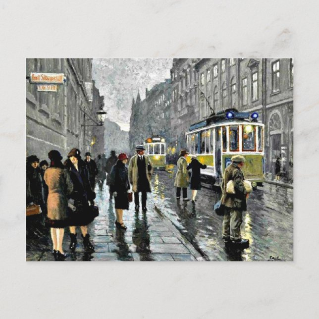 Carte Postale Fischer - Bredgade, Copenhague (Devant)