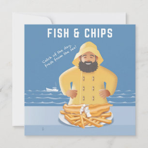 Carte postale Fish and Chips