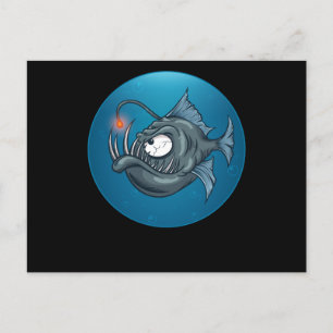 Carte Postale Fish Ocean Design Baleine Baignade Sceau Amusant S