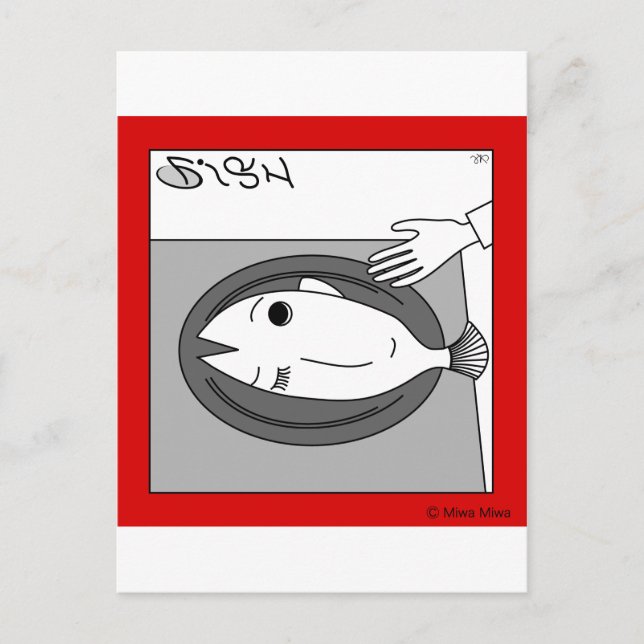 Carte Postale Fish or Girl (Devant)