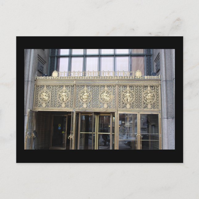Carte Postale Fisher Building, Detroit, Michigan Postcard (Devant)