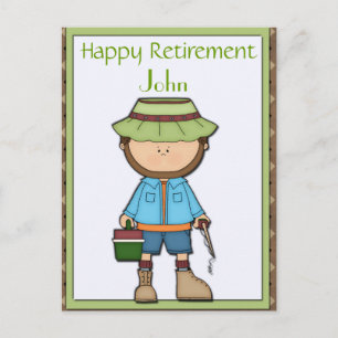 Carte Postale Fisherman Retirement
