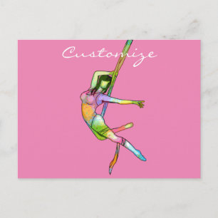 Carte Postale Fitness aérienne Yoga Thunder_Cove