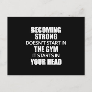 Carte Postale Fitness Gym Exercise Sport