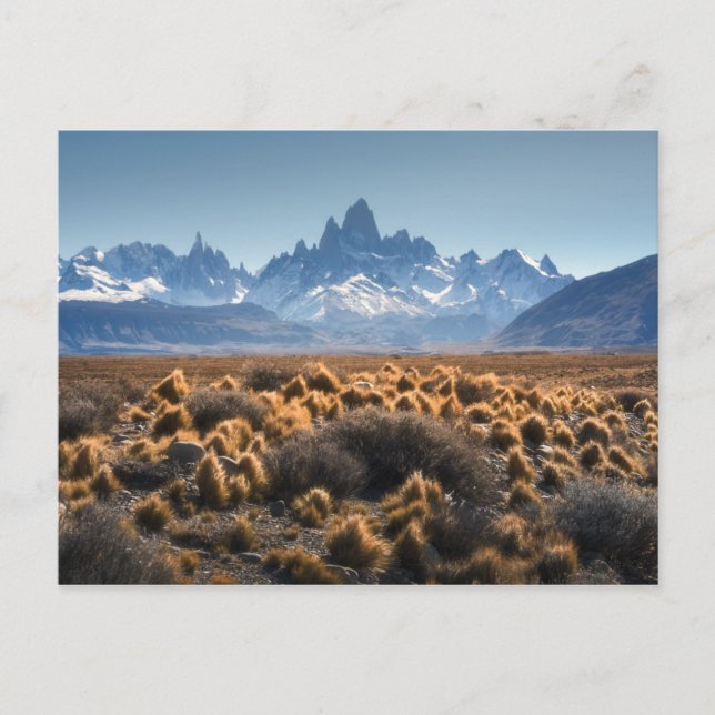 Carte Postale Fitz Roy, Patagonie, Argentine (Devant)