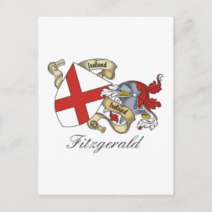 Carte Postale Fitzgerald Family Crest