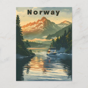 Carte Postale Fjord de Norvège