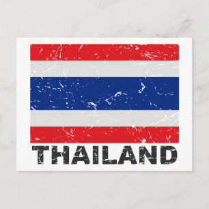 Carte Postale Flag de Thaïlande