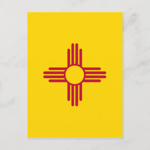 Carte Postale Flag du Nouveau-Mexique