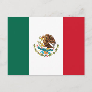 Carte Postale Flag of Mexico