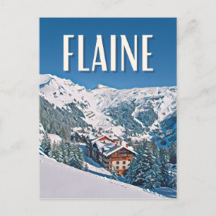 Carte Postale Flaine Station de ski
