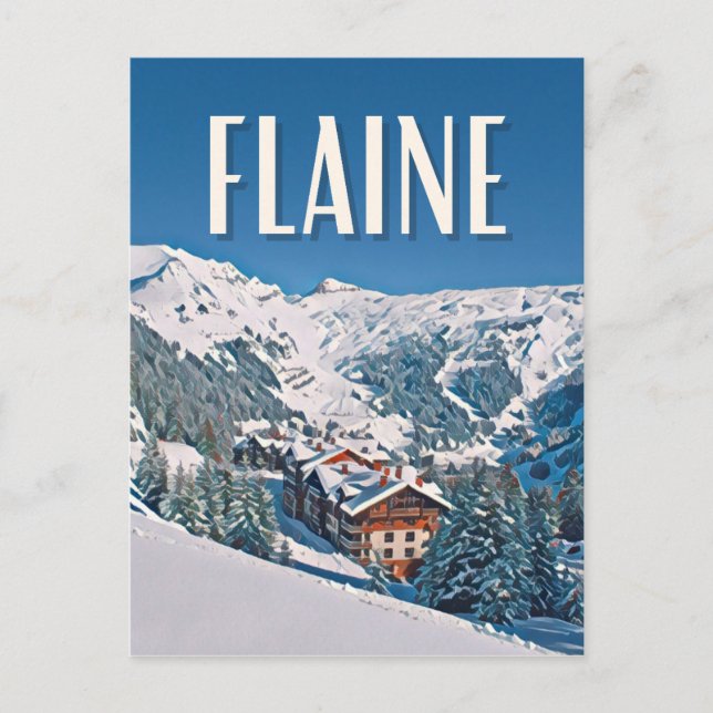 Carte Postale Flaine Station de ski (Devant)