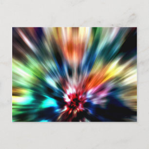Carte Postale Flambée de couleurs