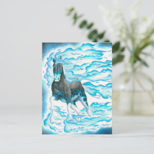Carte Postale Flame bleue Phantom Steed