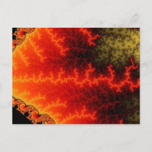 Carte postale Flame Zigzag