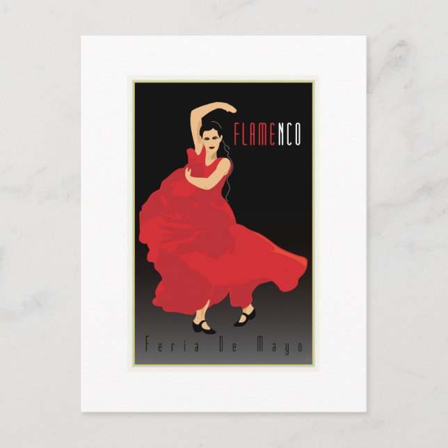 Carte Postale Flamenco (Devant)