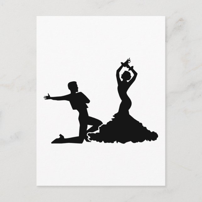 Carte Postale Flamenco (Devant)