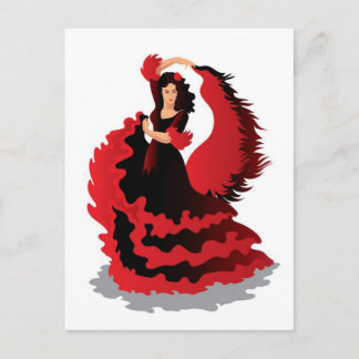 Carte Postale Flamenco