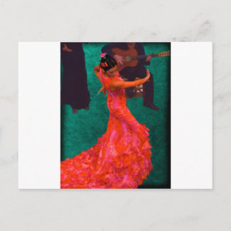 Carte Postale Flamenco