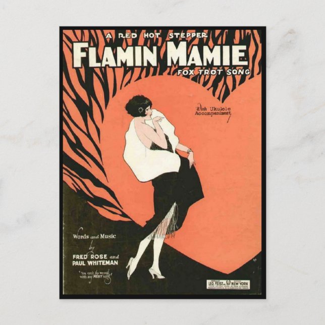 Carte postale Flamin Mamie Flapper (Devant)