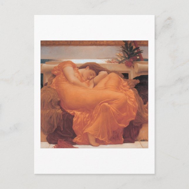 Carte Postale Flaming June - Lord Frederick Leighton (Devant)