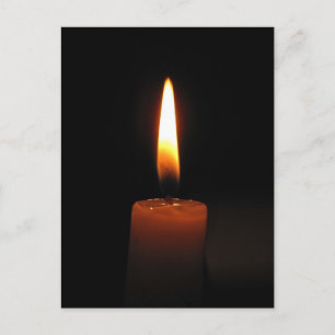 Carte Postale flamme de bougie