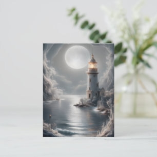 Carte Postale Flamme de lune près de la côte