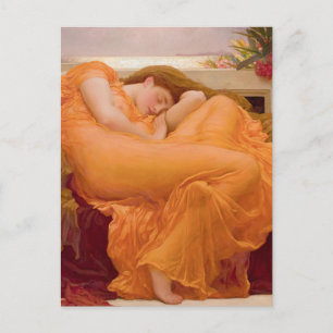 Carte Postale Flamme Juin Vintage
