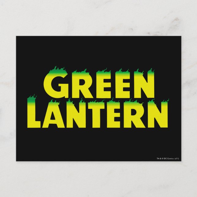 Carte Postale Flammes du logo jaune (Devant)