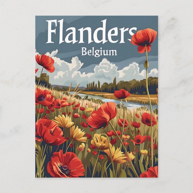 Carte Postale Flandre Belgique (Devant)