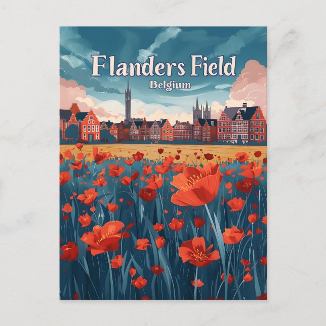 Carte Postale Flandre Field Belgique (Devant)
